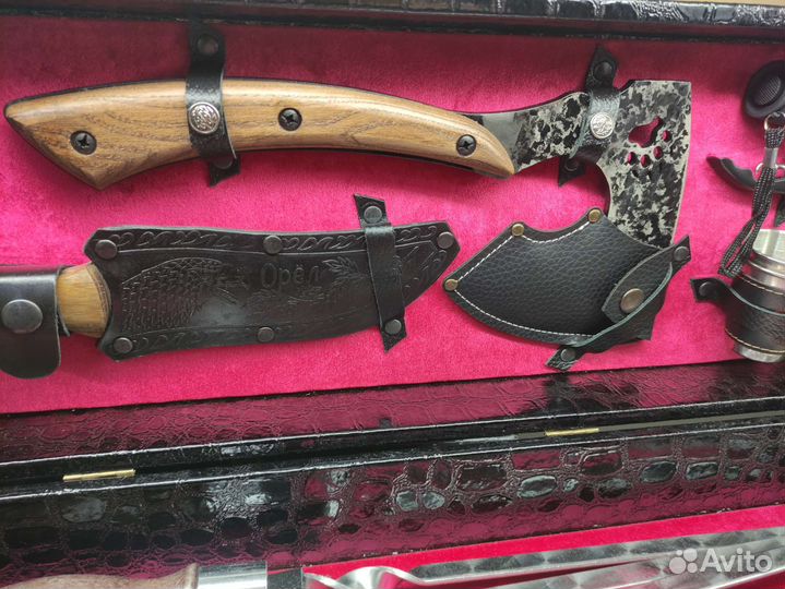 Шашлычный набор Воин подарочный