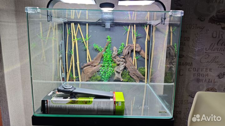 Аквариум dennerle 70л с тумбой