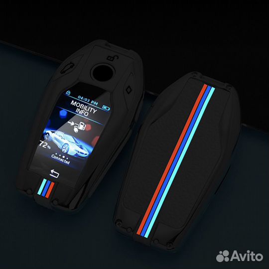 Чехол для SMART ключа BMW / бмв white