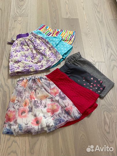 Большой пакет одежды для девочки 104-110