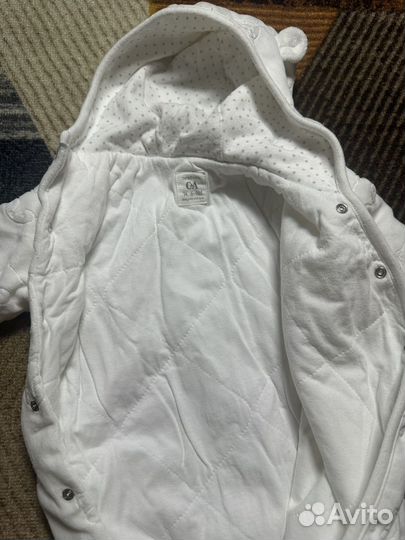 Комбинезон плюшевый c&a 74(6-9мес) брак