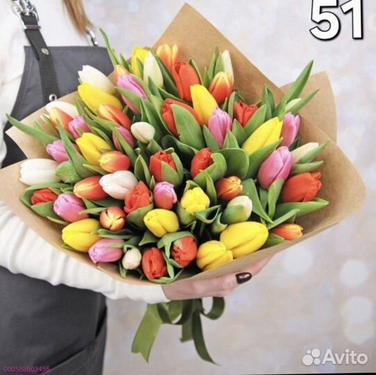 Букеты из тюльпанов (Арт.69459)