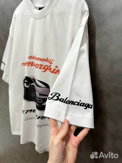 Футболка Balenciaga x Lamborghini (Oversize)