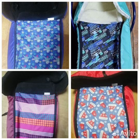 Чехол сиденье для санок