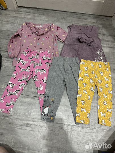 Вещи пакетом на девочку 86-92