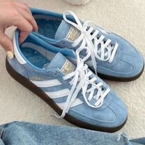 Кроссовки adidas spezial голубые