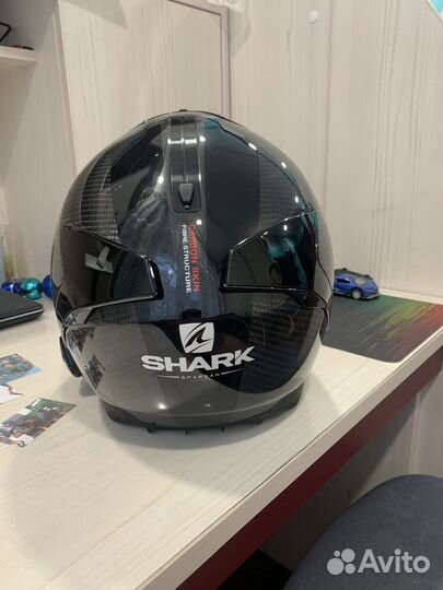 Шлем интеграл shark Spartan carbon