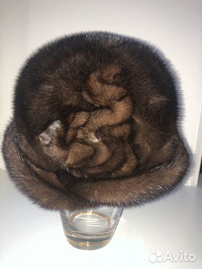 Шапка норка новая