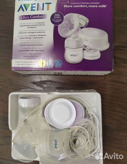 Молокоотсос avent электрический