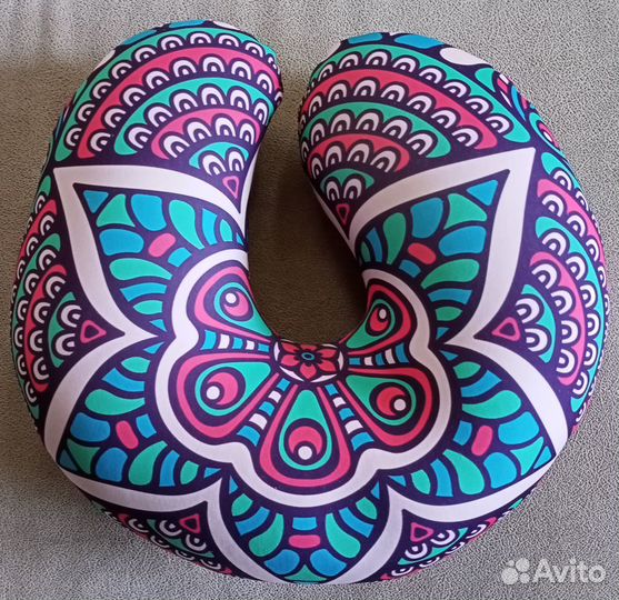 Подушка дорожная для шеи Flower