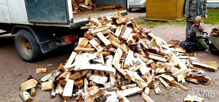 Дрова колотые Береза