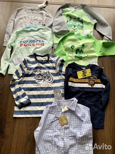 Пакет новых вещей на мальчика 2-4 года