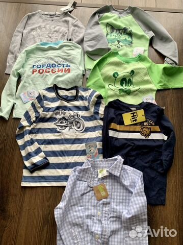 Пакет новых вещей на мальчика 2-4 года