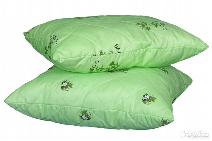 Подушка бамбук 70х70 см покрытие п/э. Новая