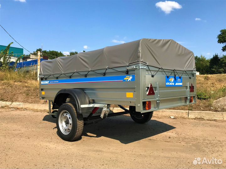 Прицеп 2,5х1,56х0,5 Кремень тент0,3м