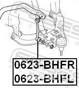 0623bhfl тяга стабилизатора переднего левая Op