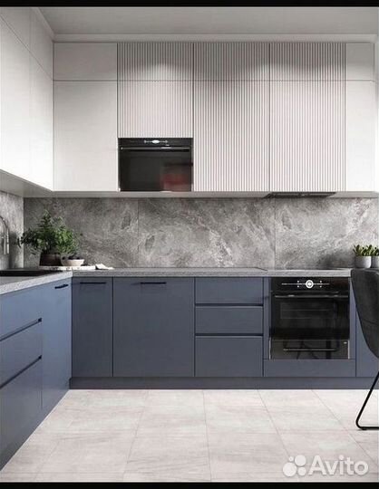 Кухня угловая под потолок