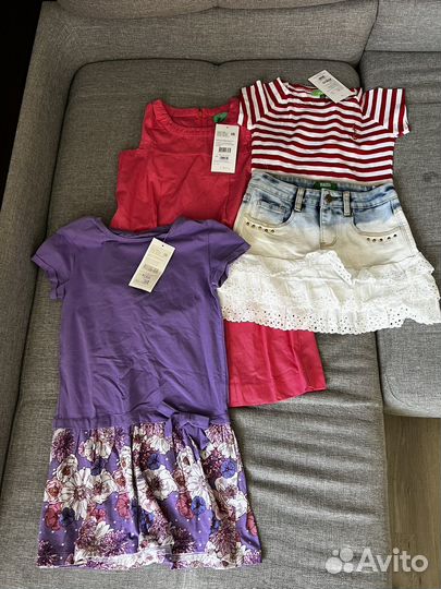 Одежда пакетом для девочки 128 (много)