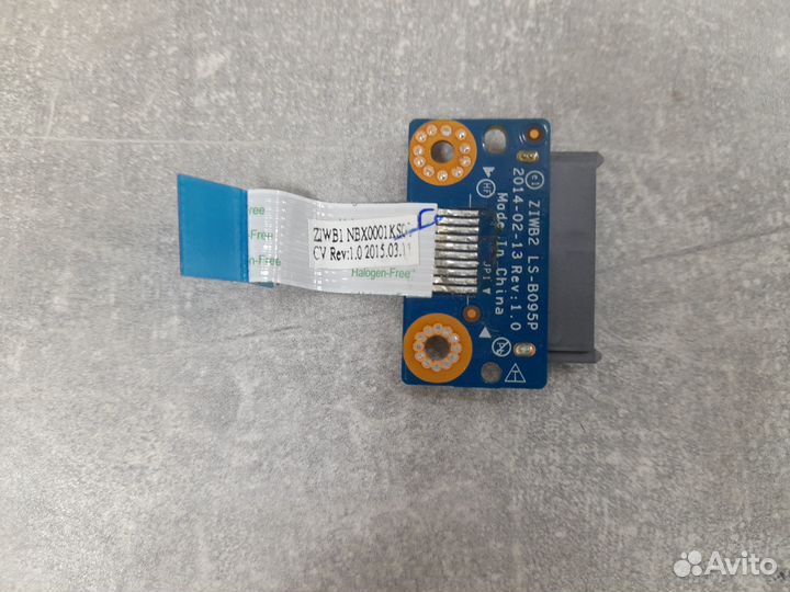 Шлейф разъём ODD Lenovo B50-30 ziwb2 LS-B095P