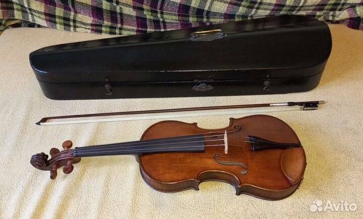 Скрипка 4/4, смычек и футляр Schuster&Co. 1850 г