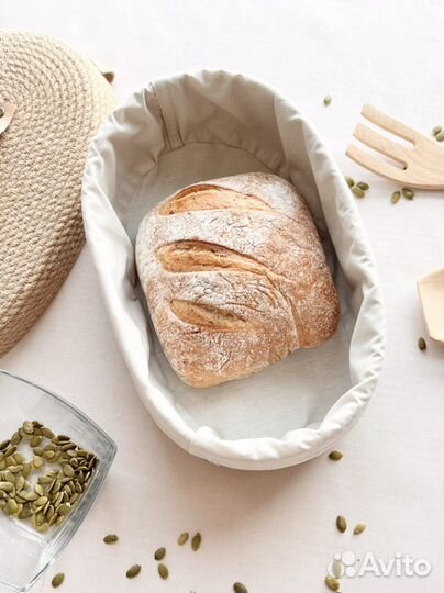 Хлебница с крышкой со съёмным вкладышем