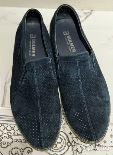 Лоферы мужские замшевые 42