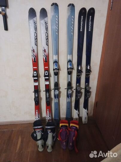 Горные лыжи и ботинки мужские