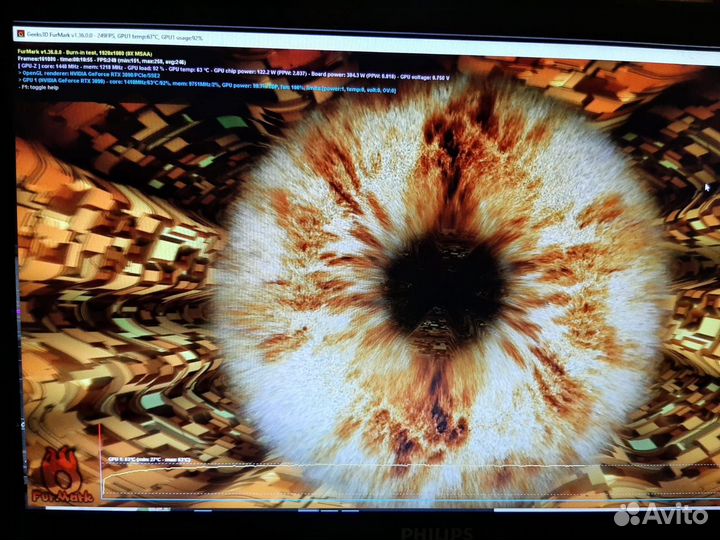 Видеокарта Msi rtx 3090 ventus 3x