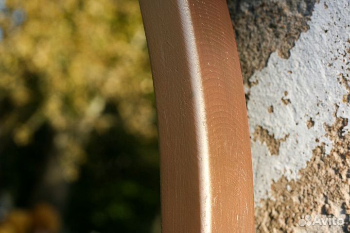 Зеркало 1000мм круглое в деревянной раме настенно