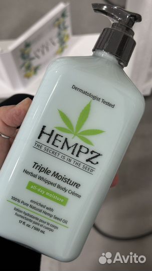 Молочко крем лосьон для тела Hempz