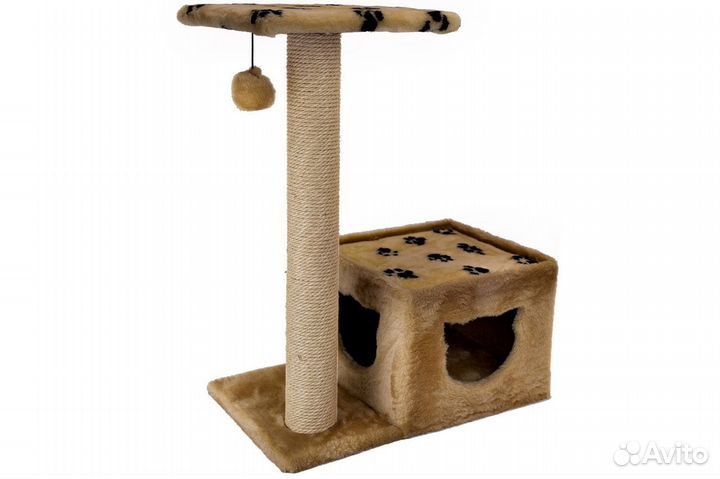Дом-Когтеточка Джут-95 833113 66х36х79см 38476
