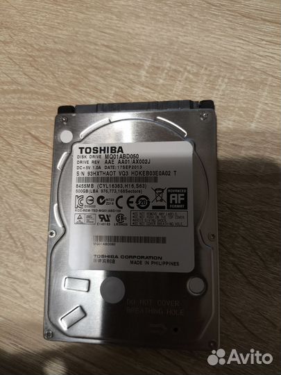 Жесткий диск для ноутбука Toshiba MQ01ABD050