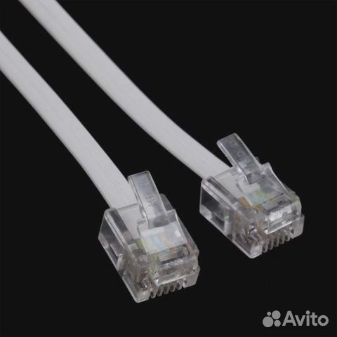 Кабель телефонный RJ11 (adsl) 20 метров