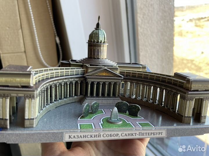 Сборная модель из картона Казанский Собор