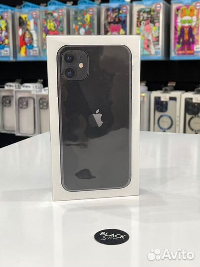 Телефон iPhone 11 Black 128GB
