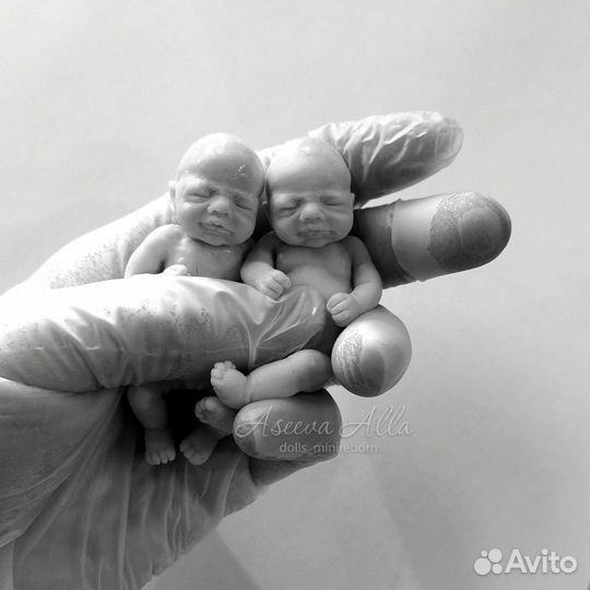 Силиконовый пупсик 6 см для Barbie