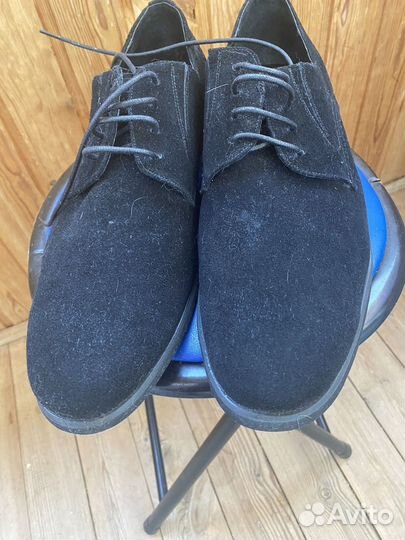 Туфли ботинки натуральная замша 45 р