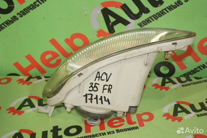 Туманка toyota camry ACV30 0637 передняя правая