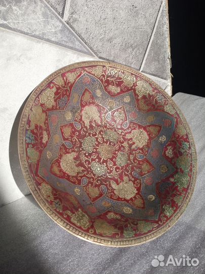 Латунная индийская чаша