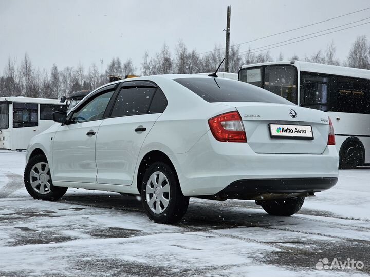 Skoda Rapid 1.6 МТ, 2017, 193 000 км