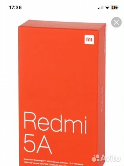Xiaomi Redmi Note 5A, 2/16 ГБ