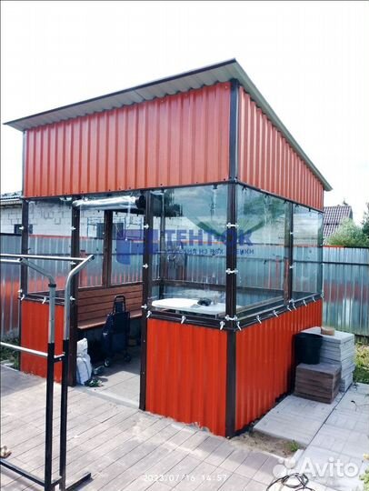 Жидкие окна для беседки