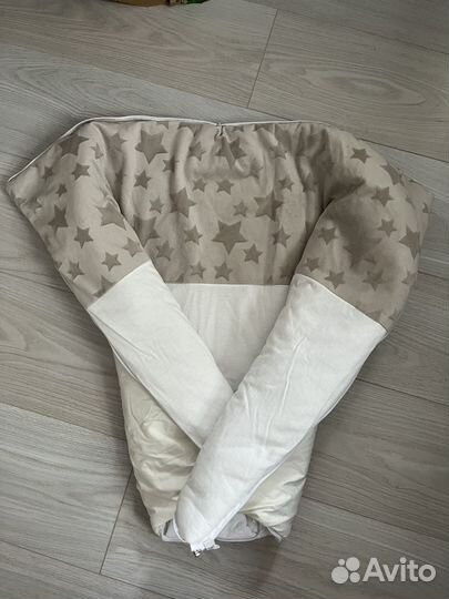 Зимнее одеяло на выписку с шапочкой