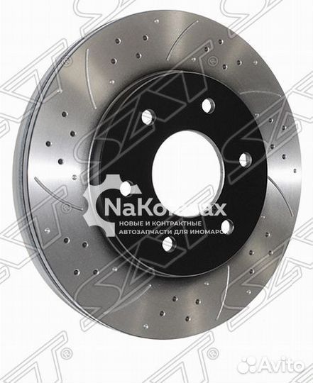 Комплект дисков тормозных передний перфорированные