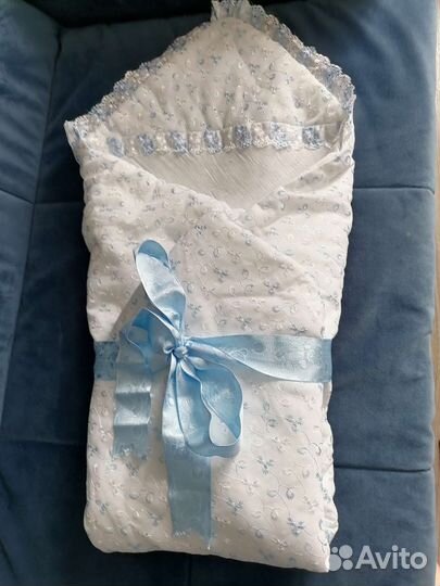 Конверт на выписку для мальчика летний