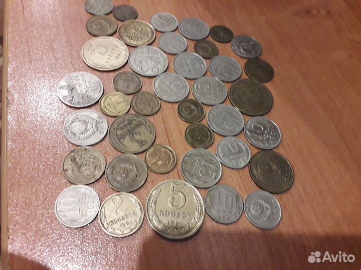 Монеты ссср, РФ и банкноты РФ