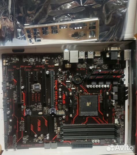 Материнская плата Asus prime b350 plus