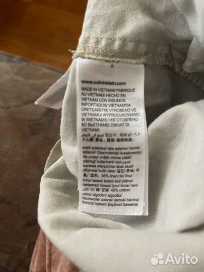 Шорты льняные женские Calvin Klein