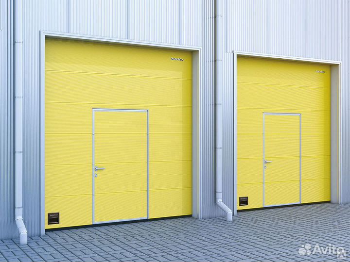 Ворота подьемные секционные