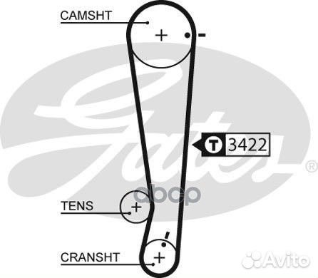 Ремень грм hyundai getz, i10, KIA picanto I 1.1